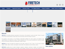 Tablet Screenshot of firetech.com.pk