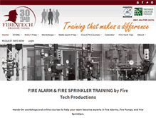 Tablet Screenshot of firetech.com